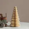 Árbol de Navidad de Papel Transfronterizo Adornos de Oficina Adornos de Escritorio para el Hogar Árbol de Navidad Set de Decoración Navideña Navidad