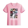 Camiseta de Algodón de Color Sólido de Manga Corta de Verano Ropa para Niños de Media Manga Ropa de Comercio Exterior para Padres e Hijos Ropa de Clase Camiseta Base Estampada con LOGO