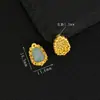 Plata S925 chapada en oro de 24 quilates para todo el cuerpo, jade natural grado A, accesorios para joyería DIY hechos a mano, accesorios de joyería clásicos originales