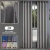 Dropshipping Transfronteiriço Vendas Diretas da Fábrica Cortinas Blackout e Isolantes Térmicos de Comércio Exterior para Sala de Estar e Quarto, Luxo Leve, Moderno, Simples, Elegante e Cortinas Grossas