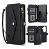 Adecuado para Samsung Fold 30% de descuento Funda Antirrobo para Teléfono, Cartera Cruzada Estilo Billetera con Cremallera de Cuero para Samsung Fold6