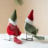 Nuevas decoraciones navideñas transfronterizas, adornos creativos de pájaros artificiales, accesorios para escaparates para sesiones de fotos