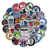 60 Pegatinas de Logo de Equipo de Baloncesto, Pegatinas de Graffiti Deportivo, Maletas, Cascos, Refrigeradores, Pegatinas para Teléfonos Móviles, Pegatinas Transfronterizas