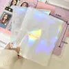 Álbum de Fotos com Folhas Soltas Estrela Estilo Ins para Seis Furos de Cartões de Ídolos Álbum Comemorativo para Meninas Armazenamento de Cartões de Celebridade A5