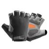 Guantes de Medio Dedo para Hombres y Mujeres, Antideslizantes, Resistentes al Desgaste, Transpirables, Guantes para Ciclismo al Aire Libre, Almohadillas de Palma de Silicona, Guantes de Entrenamiento Deportivo y Fitness