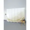 Parede de Divisória de Escritório Dobrável Móvel Cor Sólida Minimalista Moderna Estilo Nórdico Parede de Fundo Divisória de Hotel