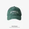 Gorra Lavada con Letra Transfronteriza para Hombre Gorra de Camionero Retro Europea y Americana Protector Solar Exterior Copete Profundo Sombrero Pequeño que Muestra la Cara para Mujer