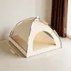 Ninho de Gato Tenda de Gato de Madeira Maciça para Todas as Estações, Casa de Gato, Cama Fechada para Animais de Estimação, Casa de Cachorro, Suprimentos de Cama de Gato Villa