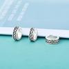 Accesorios de plata s925, pulsera de cuentas con patrón retro tailandés de plata, con cuentas de gran agujero, accesorios de joyería con cuentas.
