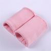 Invierno Algodón Puro Tejido Roscado Chaqueta Acolchada Cuello Falso Cubre Cuello Anti-Suciedad Unisex Cuello de Pelo Color Sólido Removible