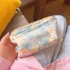 Ins Bolso Clutch Pequeño Fresco Dulce Lindo de Fresa Bolsa de Almacenamiento Lavable de Tela Bolsa para Lápices Bolsa de Cosméticos Portátil