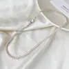 Collar de Perlas Shijia Manta Rosa Púrpura Grado A Cadena para Clavícula de Diseño de Nicho de Alta Gama Collar de Temperamento Lujoso Ligero