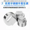 Tapón Externo de Rosca de Acero Inoxidable 304, Tapón de Rosca de Acero Inoxidable, Tapón Roscado, Cabeza de Tapón, 1/2 Pulgada, 3/4 Pulgada, 1 Pulgada, 2 Pulgadas