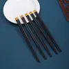 Palillos de aleación con carácter Fu de alto valor chino de gama alta antideslizantes antibacterianos fáciles de limpiar de moda creativos para el hogar