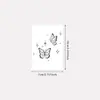 Pegatinas de Tatuaje Populares Transfronterizas Estilo Ins de Gama Alta Minimalistas Frescas y Románticas de Estrella y Mariposa