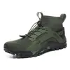 Sapatos Aquáticos Transfronteiriços Outdoor Masculinos Tamanho Grande Casuais para Vadar e Rastreamento de Rios Antiderrapantes com Solado Espesso para Caminhada e Pesca