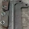 Acessórios para Gancho de Porta Traseira de Caminhão Basculante, Gancho em Forma de Sete, Gancho Articulado para Porta Elevatória, Gancho para Porta Traseira de Caminhão, Metabo