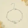 Pulseira Folha de Ginkgo Estilo Novo de Três Ouriveses Essencial Outono e Inverno Joias de Nicho Estilo Coreano Temperamento