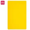 Deli 9352/9353 Tablero de Copia de PP Colorido Bloc de Escritura de Plástico para Estudiantes Oficina Estudio Factura Gratuita
