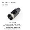 Perforadora de cinturón de acero con alto contenido de carbono negro, perforadora de orificios de aire, herramienta de perforación tipo hongo, perforadora redonda de acero para cuero, perforadora de cinturón
