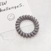 Anillo para el cabello con línea telefónica, banda elástica para el cabello de celebridades de Internet, estilo sirena Ji, para mujer, corbata de cuerda, estilo coreano, accesorios para el cabello simples y lindos para mujeres.
