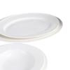 Venta al por mayor del fabricante Vajilla de cerámica para golf Estilo escandinavo Juego de cerámica en relieve Hotel Hogar Cuencos y platos de porcelana blanca