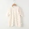 Saco de dormir para bebé para primavera y verano, bata de dormir de algodón puro, manta anti-patadas, pijamas infantiles para niños y niñas, pijama de verano para bebé
