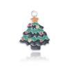 Hecho a Mano Transfronterizo Mixto 20 Serie Navideña Goteo de Aceite Aleación Blanca K Joyería DIY Santa Claus Muñeco de Nieve Accesorios para Pulsera