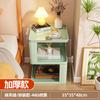 Mesita de noche blanca, creativa, para apartamento pequeño, estantería alternativa, moderna, sencilla, para sala de estar, sofá, dormitorio, mesita de noche