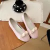 Zapatos de mujer estilo lazo coreano para aumentar la altura, nueva colección otoño 2026, zapatos de noche elegantes, bailarinas Mary Jane estilo ballet