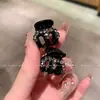 Presilha de Cabelo Exquisita e Compacta com Pedras Strass para Mulheres, Adequada para Franja e Cabelo Lateral, Grampo de Princesa, Acessório de Cabelo Atacado