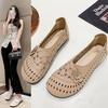 Zapatos Mocasines Casuales de Moda para Mujer, Estilo Nuevo Primavera 2026, Suela Suave, Superficie Suave, Diseño Hueco Floral, Zapatos Retro Étnicos para Mamá
