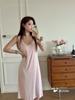 Jieaina Viene con Su Propio Sujetador, Camisón Chaleco Fresco y Versátil para Mujer, Modal de Verano Dulce Color Sólido Casual Ropa de Casa