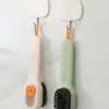 Cepillo de zapatos líquido multifuncional para el hogar, tipo prensa, para lavar zapatos, herramienta de cepillo para zapatos, tipo prensa, pelo suave, cepillo para limpiar ropa