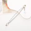 Nova liga de zinco pulseira de diamante completo diy jóias acessórios fantasia frisada cadeia de telefone móvel caso beleza material lote