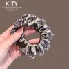 Novo Scrunchie de Renda de Cristal Luxuoso em Cetim para Mulheres, Alta Elasticidade, Durável, Elegante Prendedor de Cabelo para Rabo de Cavalo Alto e Penteados Updo