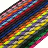 Nova Corda Redonda Preta com Pontos Pretos de Poliéster Grosso 5mm Paracord para Moletom, Calça, Chapéu, Cadarços, Cordão de Bolsa DIY