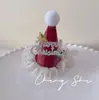 Accesorios para el cabello de Navidad tocado pasador de Papá Noel par de pasadores rotos clip sombrero de Navidad diadema pasador para niños otoño e invierno