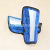 Correas Ajustables Espinilleras de Fútbol Acolchado de EVA Anticolisión Absorción de Impactos Deportes al Aire Libre Protección de Cáscara Dura para Pantorrillas