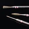 Herramientas de Arte para Uñas con Diamante Cabezal de Rectificado Pre-Pulido Estilo Ruso para Eliminar Piel Muerta, Cabezal de Rectificado de Diamante con Forma de Fresadora Triangular
