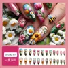 Adesivo de Unha Postiça Jardim de Tulipas Tipo Gota d'Água Manicure de Alta Qualidade Adesivo de Unha Venda Quente Transfronteiriça Adesivo de Unha Adesivo de Unha Usável