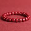 Mercadorias genuínas pulseira de cinábrio natural Fidelidade homens e mulheres casal ano de nascimento alto teor areia dourada roxa contas de linha antiga atacado