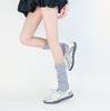 Estilo Japonés Otoño e Invierno Moda JK Estilo Universitario Calcetines Largos de Tobillo con Lazo y Cordón Calcetines Apilados Calcetines Largos de Tobillo Femeninos