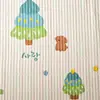Ins Dibujos Animados Lindo Algodón Puro Estampado Bosque Lindo Colcha Acolchada Juego de Tres Piezas Colcha Funda de Almohada Pieza Individual Ropa de Cama