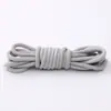 Fuente Huaxing Fabricante de Cordones al por Mayor Redondo Crochet Cifrado 5mm de Espesor Colorido Blanco Cuerda para Cordones
