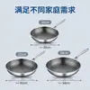 Diseñada Especialmente para el Comercio Transfronterizo, Sartén de Acero Inoxidable con Panal, Sartén Antiadherente Espesa con Panal, Sartén de Fondo Plano, Sartén para Cocina de Inducción