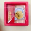 Año del Caballo Calcomanía Dorada para Teléfono Oro Puro 999 Tesoro de Riqueza Invitación de Princesa Fortuna Regalo de Dinero Caja de Regalo de Negocios Juego