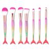 Brocha de sirena para base de maquillaje, brocha para crema BB para principiantes, brocha para rubor, brocha portátil para sombra de ojos, brocha de maquillaje, herramientas de maquillaje de belleza
