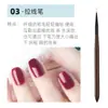 Pinceles para Manicura Transfronterizos, un Juego Completo de 12 Soportes de Madera para Bolígrafos, Bolígrafos de Línea Fina Pintados, Bolígrafos de Cristal para Fototerapia, Pinceles para Difuminar, Venta al por Mayor