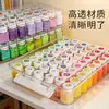 Set de cajas de almacenamiento especiales para arte con cuentas, frascos de almacenamiento de cuentas de 54 colores, herramientas para arte con cuentas de capacidad extragrande, caja de almacenamiento transparente